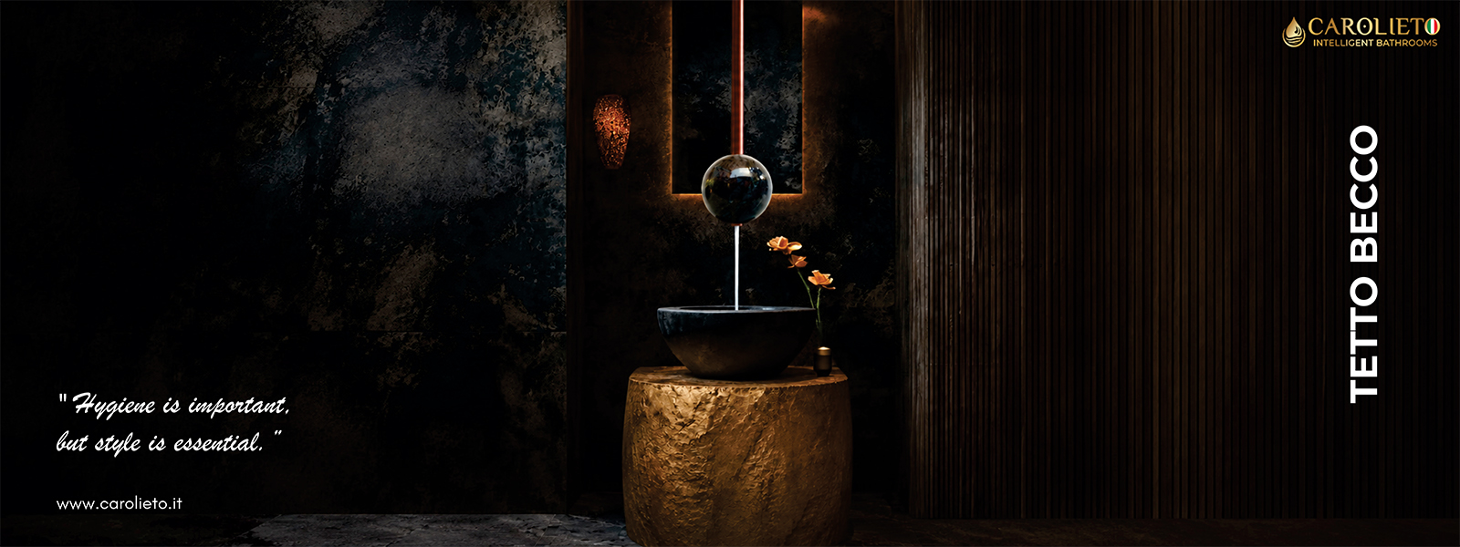 Designer basin mixers and spouts for luxury bathrooms